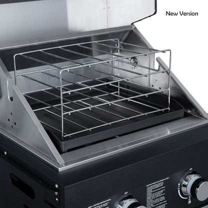 Forno All’Aperto 99,600 BTU Outdoor Kitchen, 5 Burners, Infrared Burners, Side Burner, Black Sintered Stone Countertops, Gas Pizza Oven, Sink Module, Bar & Beverage Center