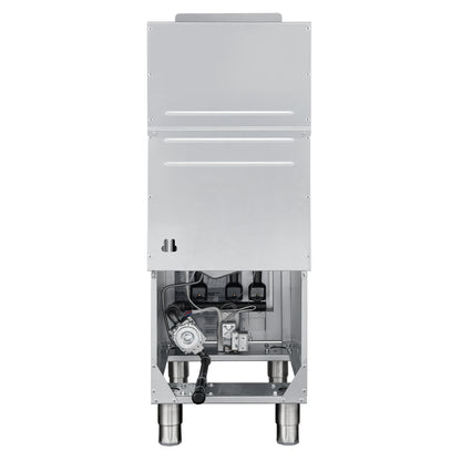 Forno Commerciale Natural Gas Deep Fryer, 3 Burners 90,000 BTU, 40 lbs, Millivolt Control
