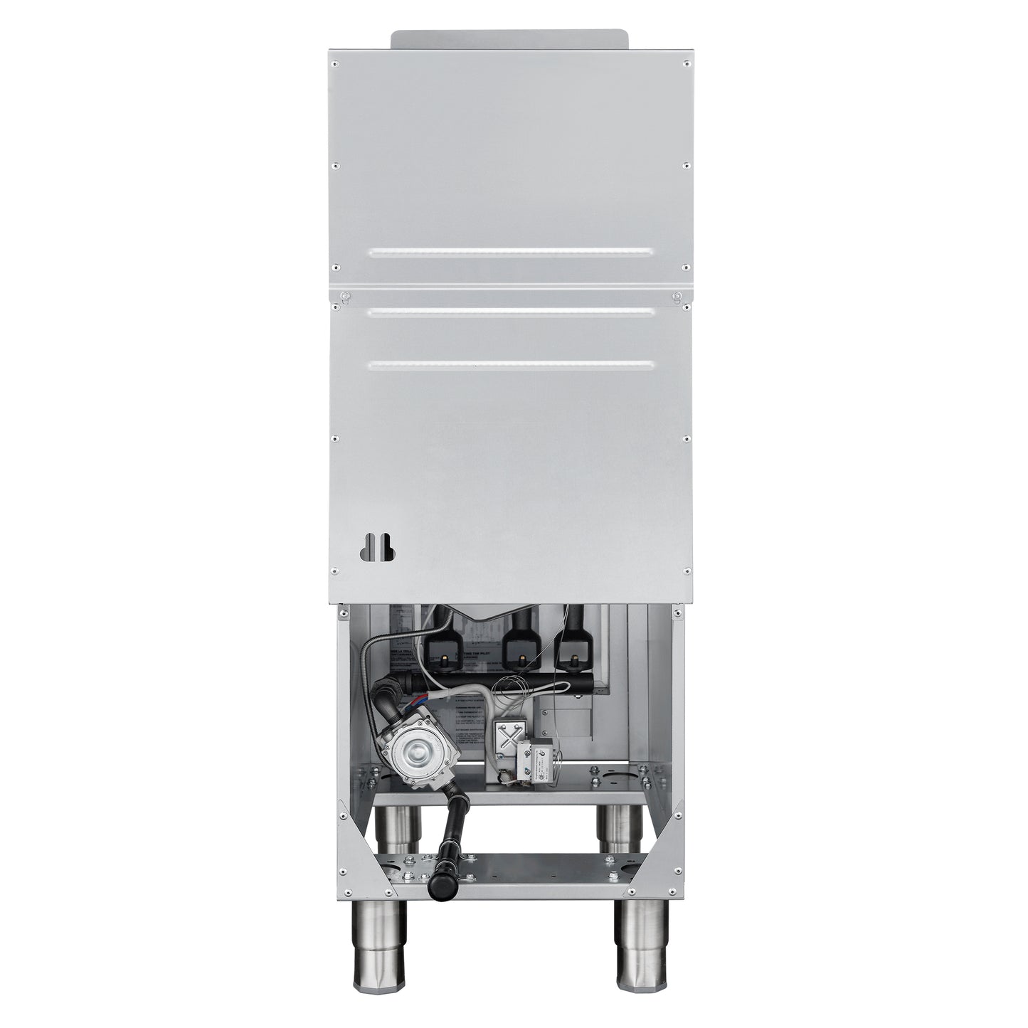 Forno Commerciale Propane Gas Deep Fryer, 3 Burners 90,000 BTU, 40 lbs Oil Capacity