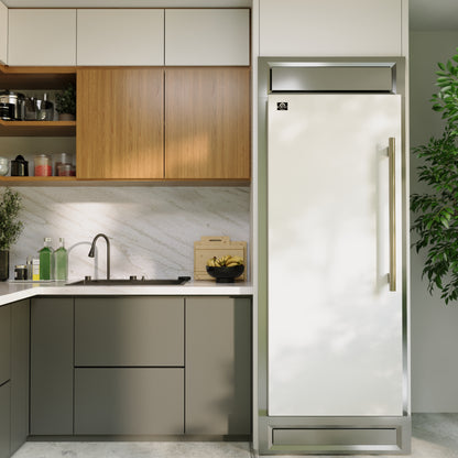 Forno Maderno 28-Inch Built-In Convertible Refrigerator, 13.6 cu.ft, Left Swing, Decorative Grill, ENERGY STAR Certified