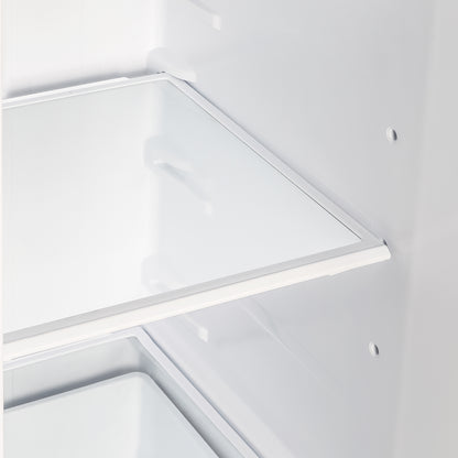 Forno Salerno 40-Inch Built-In Stainless Steel Refrigerator, 20 cu.ft, Modern Decorative Grill, ENERGY STAR Certified