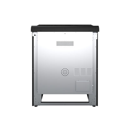 Forno Leonardo Espresso 30-Inch Black Electric Range, True Convection, Energy Efficient