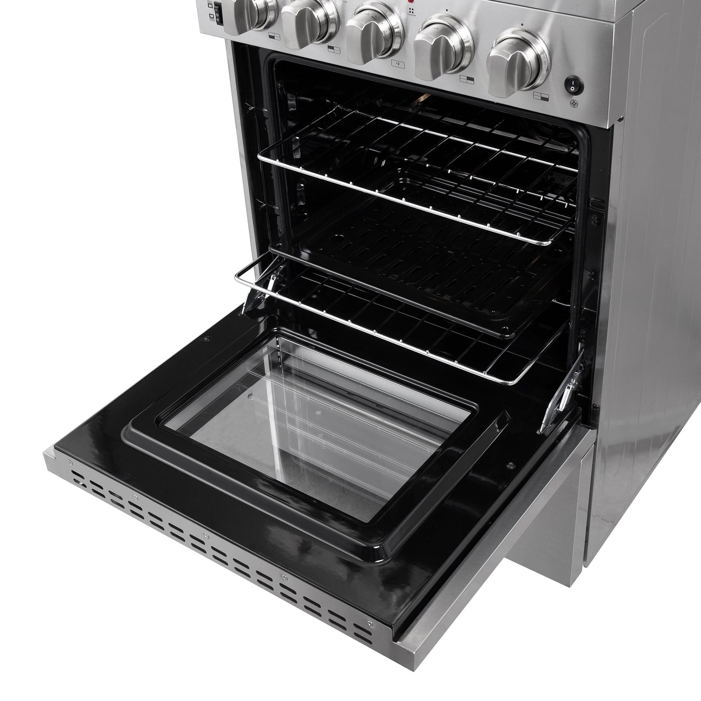 Forno Loiano 24-Inch Freestanding Electric Range, Canada Version, No Rotisserie Function, Plug and Cord Included
