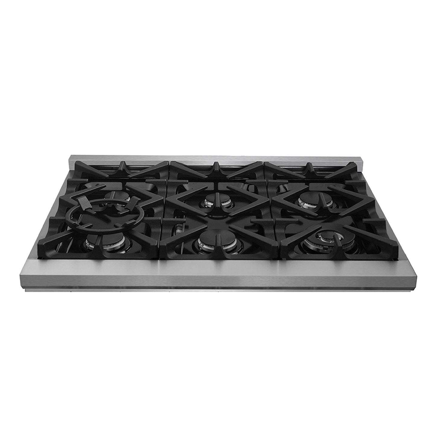 Forno Massimo 36-Inch Freestanding Dual Fuel Range, 6 Burners, Double Convection Ovens