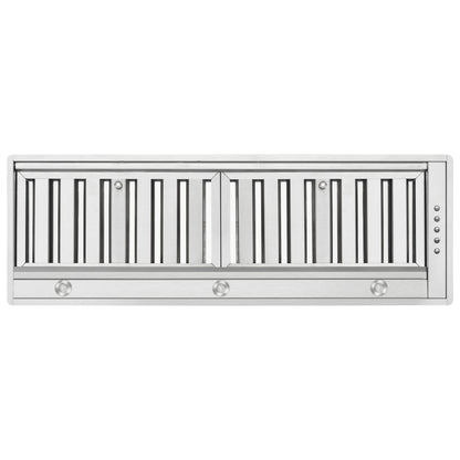 Forno Frassanito 36-Inch Recessed Range Hood, 450 CFM, Stainless Steel Baffle Filters, LED Lighting