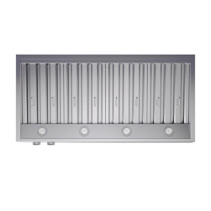Forno Biagio 48-Inch Wall Mounted Range Hood, Stainless Steel, Heavy Duty