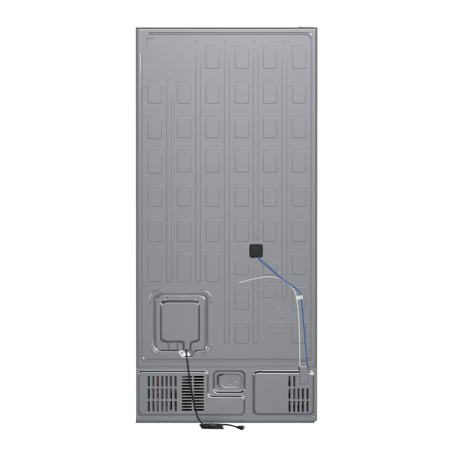 Forno Milano 2-Piece 62-Inch Freestanding Dual Bottom Freezer Refrigerator, Stainless Steel – 34.4 cu.ft, Touch Control, Ice Maker