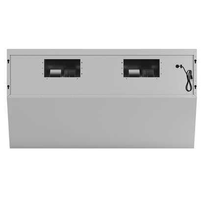 Forno Savona 48-Inch Wall Mount Range Hood, Baffle Filters, Backsplash Included