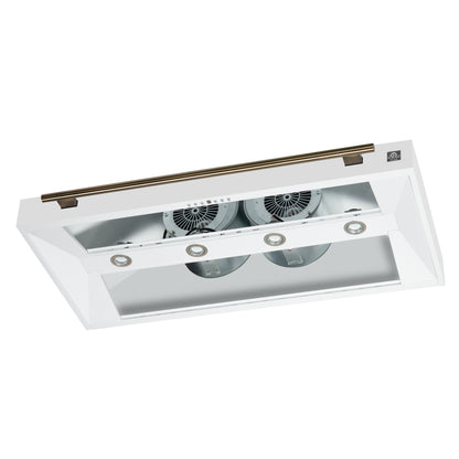 Forno Aria 48 Inch Wall-Mounted Range Hood in White