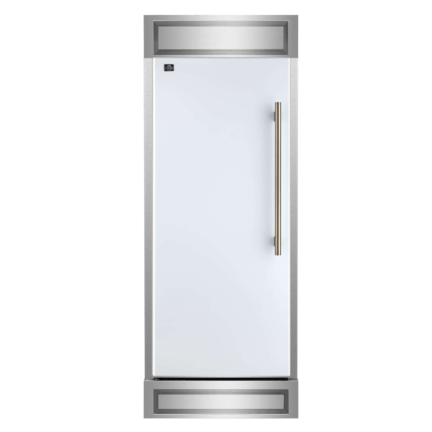 Forno Maderno 28-Inch Built-In Convertible Refrigerator, 13.6 cu.ft, Left Swing, Decorative Grill, ENERGY STAR Certified