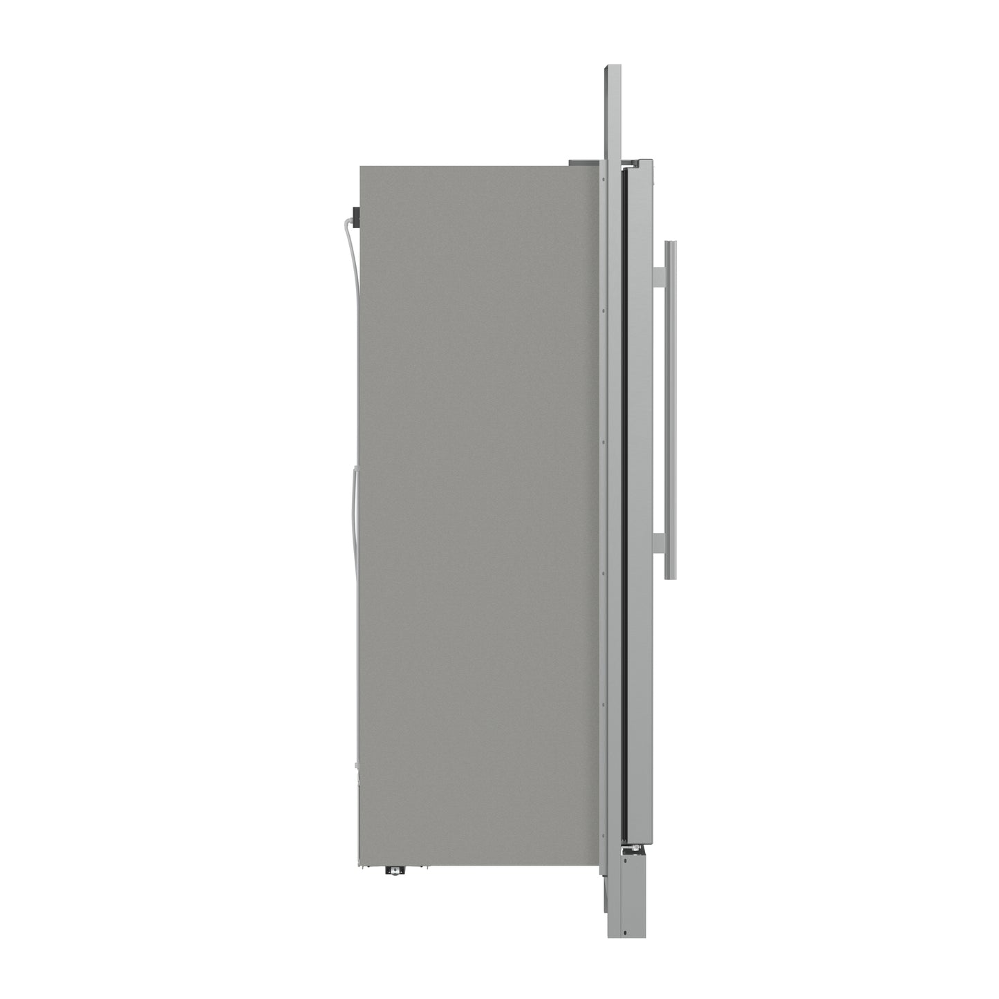 Forno Fortezza 32 Inch Left-Swing Freezer with Trim Kit, Stainless Steel, with Automatic Ice Maker