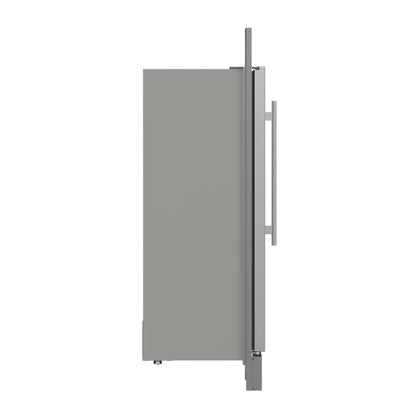 Forno Fortezza 32 Inch Right-Swing Convertible Refrigerator/Freezer with Trim Grill, Stainless Steel, Total No Frost