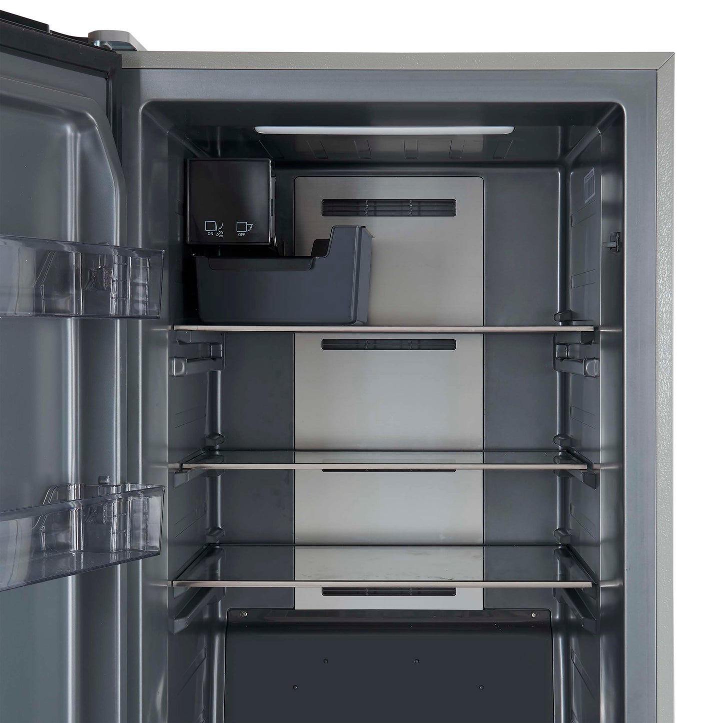 Forno Fortezza 32 Inch Left-Swing Freezer with Trim Kit, Stainless Steel, with Automatic Ice Maker